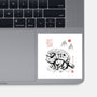 Cat Bus Sumi-e-None-Glossy-Sticker-Astrobot Invention