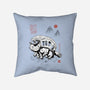 Cat Bus Sumi-e-None-Removable Cover w Insert-Throw Pillow-Astrobot Invention