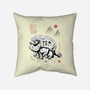 Cat Bus Sumi-e-None-Removable Cover w Insert-Throw Pillow-Astrobot Invention