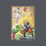 Battle On Planet-None-Stretched-Canvas-DrMonekers