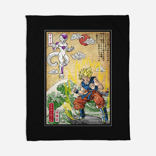 Battle On Planet-None-Fleece-Blanket-DrMonekers