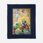 Battle On Planet-None-Fleece-Blanket-DrMonekers