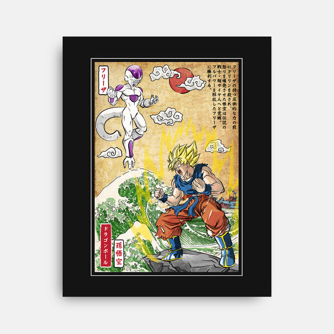 Battle On Planet-None-Stretched-Canvas-DrMonekers