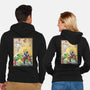 Battle On Planet-Unisex-Zip-Up-Sweatshirt-DrMonekers
