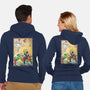 Battle On Planet-Unisex-Zip-Up-Sweatshirt-DrMonekers