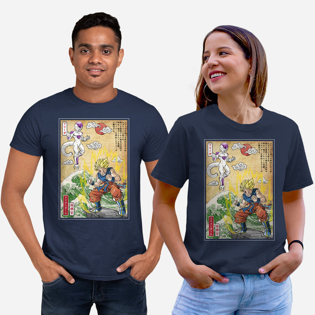 Battle On Planet-Unisex-Basic-Tee-DrMonekers