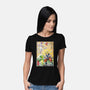 Battle On Planet-Womens-Basic-Tee-DrMonekers