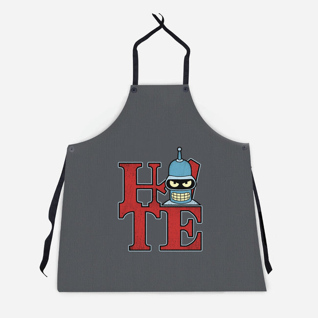Hater Robot-Unisex-Kitchen-Apron-Getsousa!