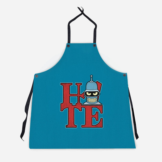 Hater Robot-Unisex-Kitchen-Apron-Getsousa!