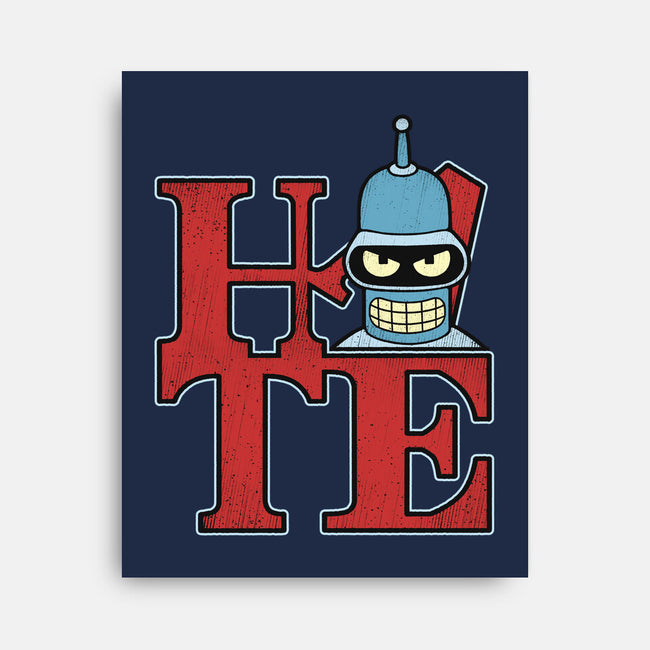 Hater Robot-None-Stretched-Canvas-Getsousa!