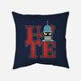Hater Robot-None-Removable Cover w Insert-Throw Pillow-Getsousa!
