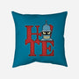 Hater Robot-None-Removable Cover w Insert-Throw Pillow-Getsousa!