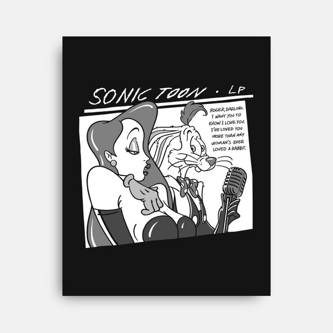Sonic Toon-None-Stretched-Canvas-Getsousa!
