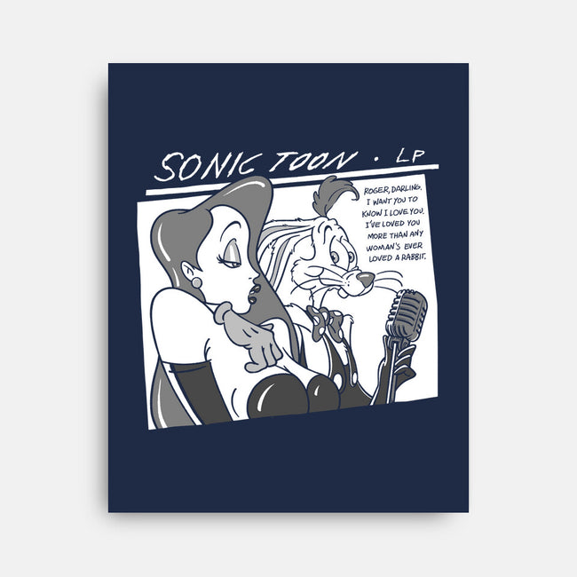 Sonic Toon-None-Stretched-Canvas-Getsousa!