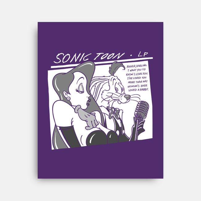 Sonic Toon-None-Stretched-Canvas-Getsousa!