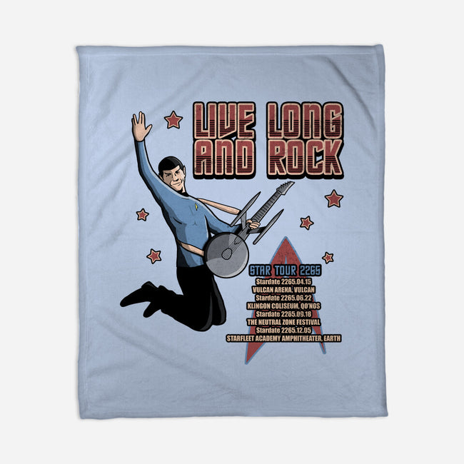 Live Long And Rock-None-Fleece-Blanket-NMdesign