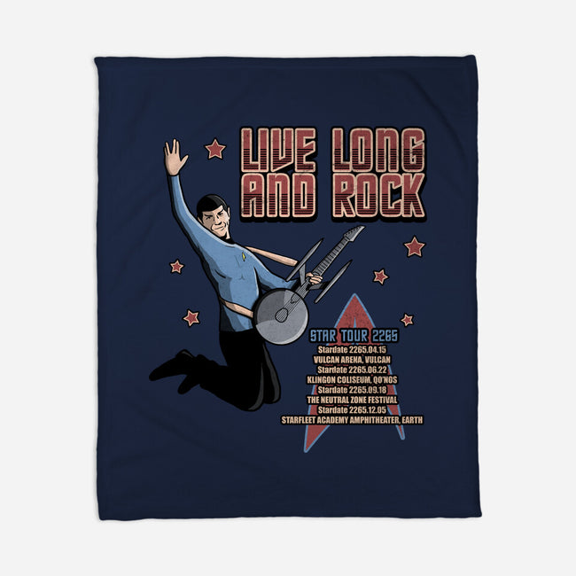Live Long And Rock-None-Fleece-Blanket-NMdesign