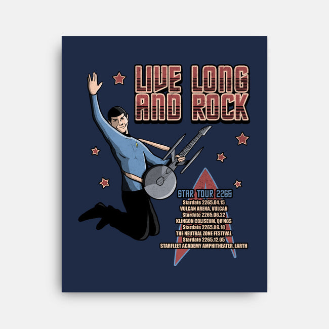 Live Long And Rock-None-Stretched-Canvas-NMdesign