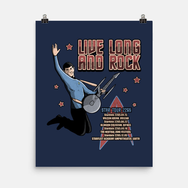 Live Long And Rock-None-Matte-Poster-NMdesign