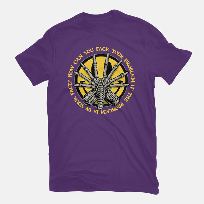 Face Problem-Womens-Basic-Tee-momma_gorilla