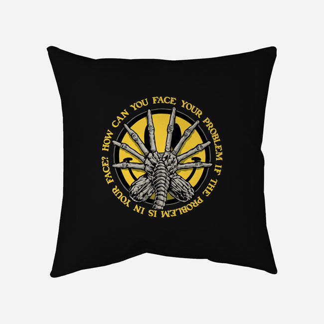 Face Problem-None-Removable Cover w Insert-Throw Pillow-momma_gorilla