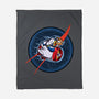 Worm In Space-None-Fleece-Blanket-nickzzarto
