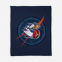 Worm In Space-None-Fleece-Blanket-nickzzarto