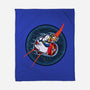 Worm In Space-None-Fleece-Blanket-nickzzarto