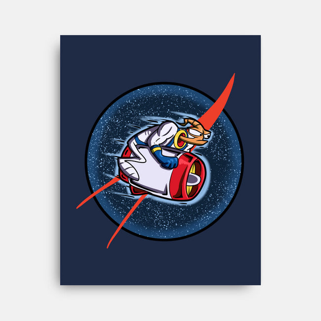 Worm In Space-None-Stretched-Canvas-nickzzarto