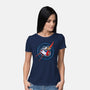 Worm In Space-Womens-Basic-Tee-nickzzarto