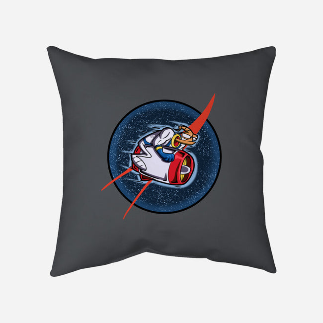 Worm In Space-None-Removable Cover w Insert-Throw Pillow-nickzzarto