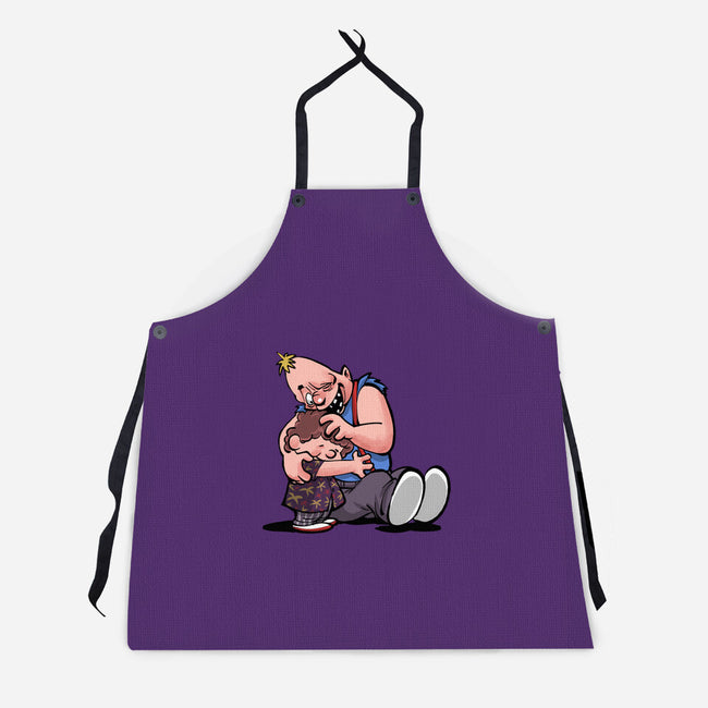 Sloth And Chunk-Unisex-Kitchen-Apron-zascanauta
