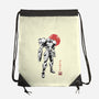 Bounty Huntress Sumi-e-None-Drawstring-Bag-Astrobot Invention