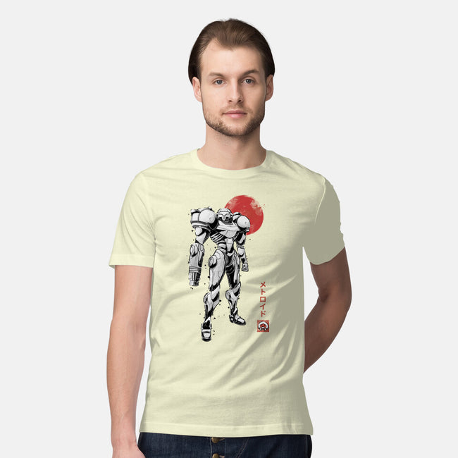 Bounty Huntress Sumi-e-Mens-Premium-Tee-Astrobot Invention
