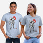 Bounty Huntress Sumi-e-Unisex-Basic-Tee-Astrobot Invention