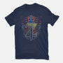 Neon Lineart Legendary Emblem-Mens-Premium-Tee-Astrobot Invention