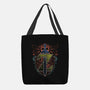 Neon Lineart Legendary Emblem-None-Basic Tote-Bag-Astrobot Invention
