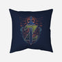 Neon Lineart Legendary Emblem-None-Removable Cover w Insert-Throw Pillow-Astrobot Invention