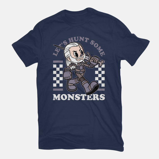 Game Mascot Wizard Hunter-Unisex-Basic-Tee-Studio Mootant