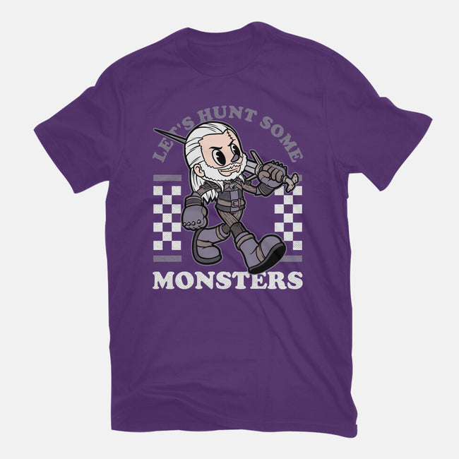 Game Mascot Wizard Hunter-Womens-Basic-Tee-Studio Mootant