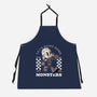 Game Mascot Wizard Hunter-Unisex-Kitchen-Apron-Studio Mootant