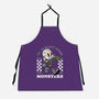 Game Mascot Wizard Hunter-Unisex-Kitchen-Apron-Studio Mootant