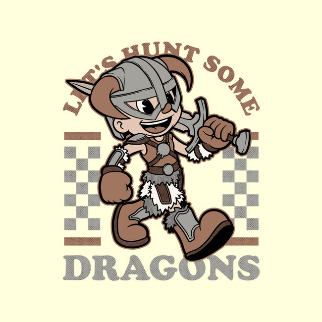 Game Mascot Dragon Hunter-None-Stretched-Canvas-Studio Mootant