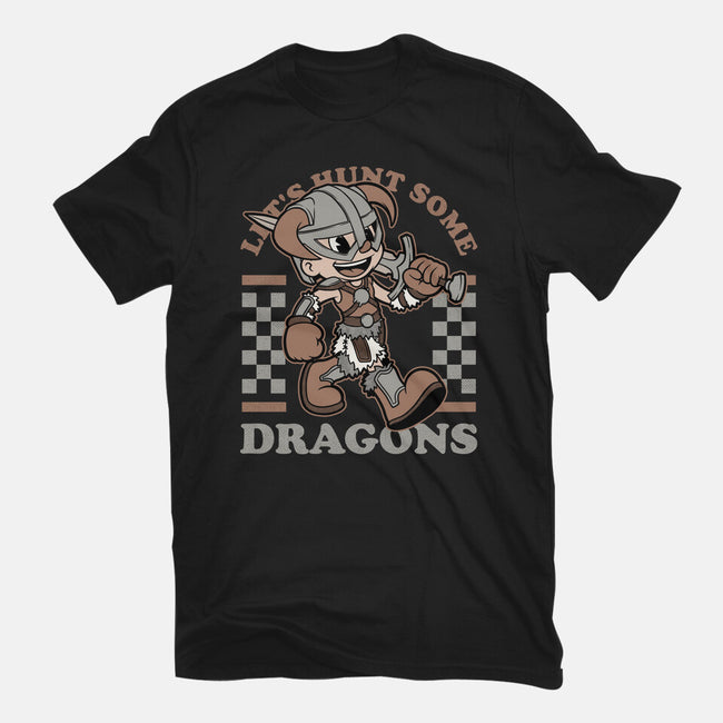 Game Mascot Dragon Hunter-Unisex-Basic-Tee-Studio Mootant