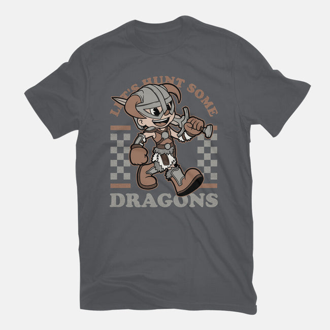 Game Mascot Dragon Hunter-Womens-Basic-Tee-Studio Mootant