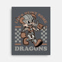 Game Mascot Dragon Hunter-None-Stretched-Canvas-Studio Mootant