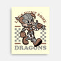 Game Mascot Dragon Hunter-None-Stretched-Canvas-Studio Mootant