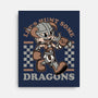Game Mascot Dragon Hunter-None-Stretched-Canvas-Studio Mootant