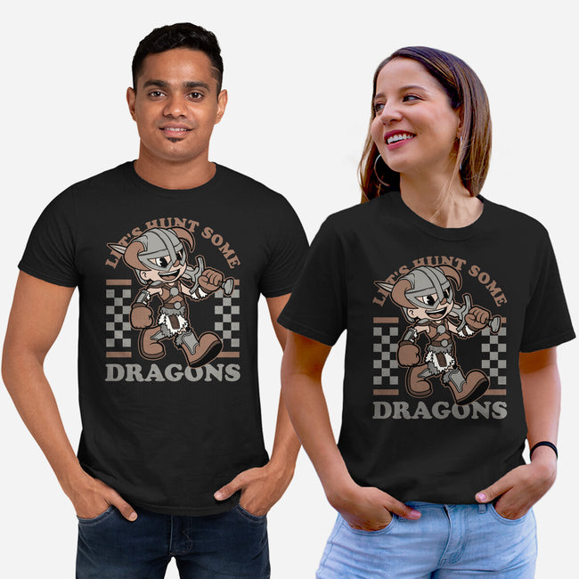 Game Mascot Dragon Hunter-Unisex-Basic-Tee-Studio Mootant