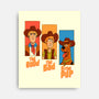 The Good The Bad And The Pup-None-Stretched-Canvas-P1yu5h